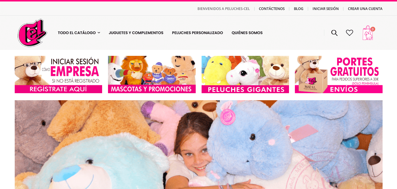 Peluches Cel web